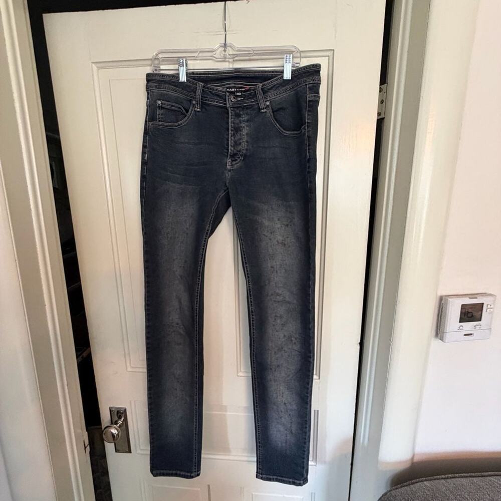 Nasty Pig XXX NP Distressed Indigo Slim Skinny Jeans